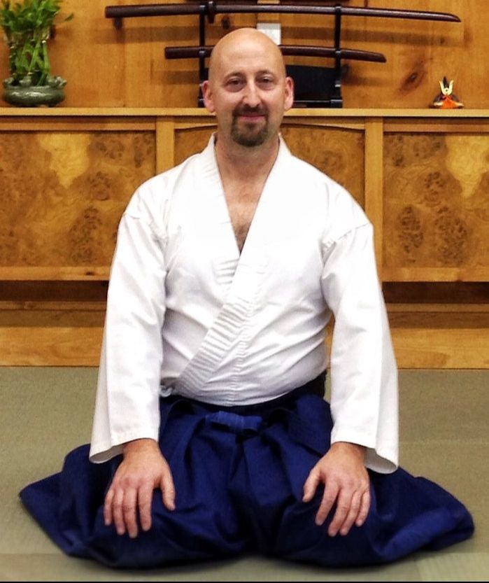 Dr. Rick Munn in his Aikido gear